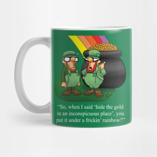 Funny Leprechaun St. Patrick’s Day Cartoon Humor Mug